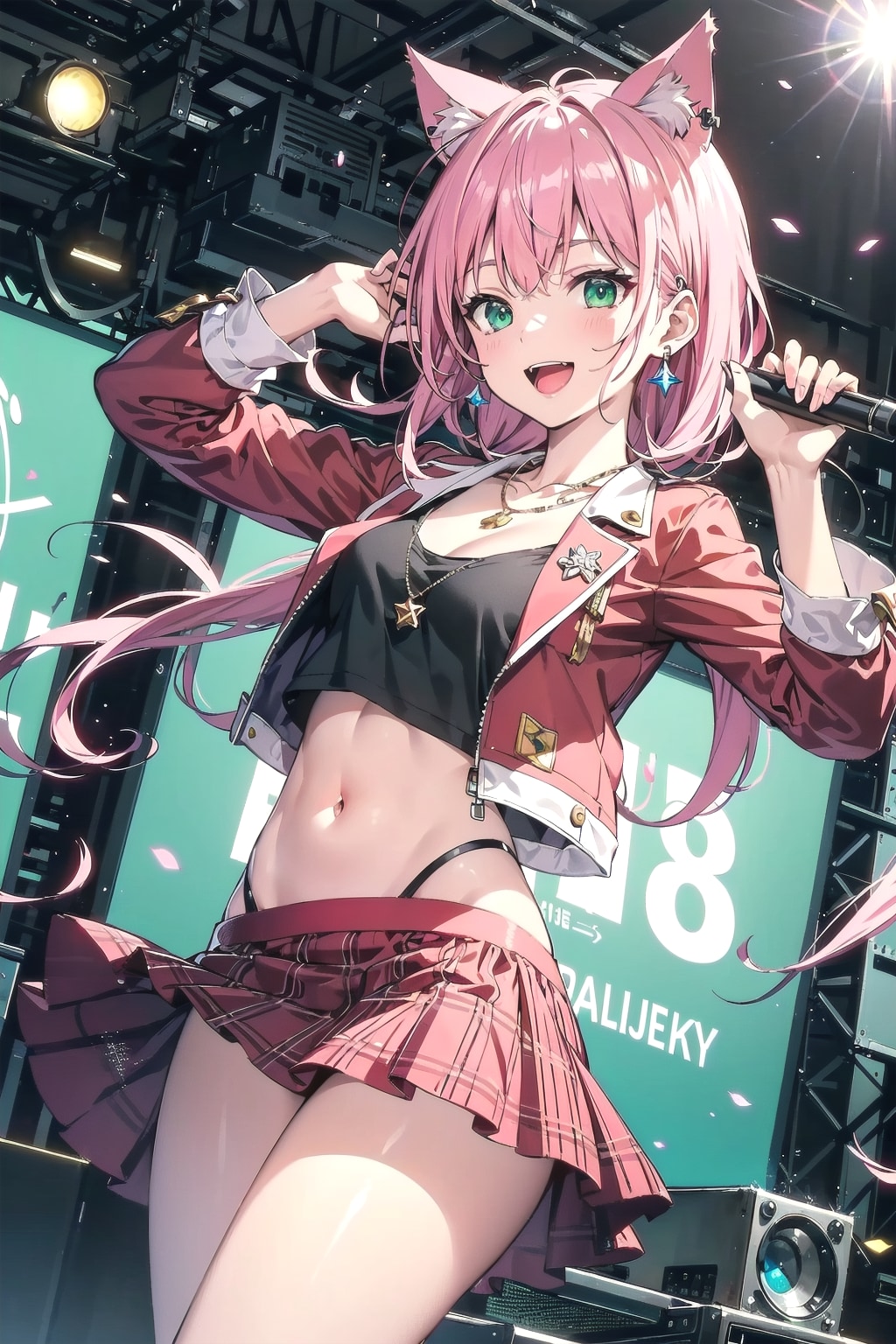 赤いアイドルだよー🎤🐱🎶