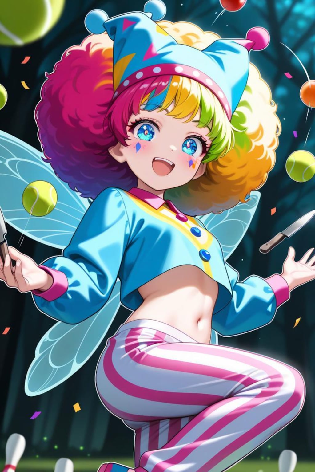 ヘソ出しピエロ