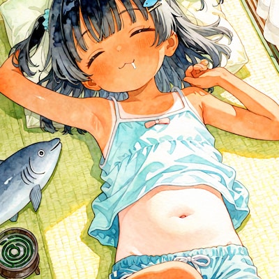 裏:幸多さんの夏休みの絵の課題