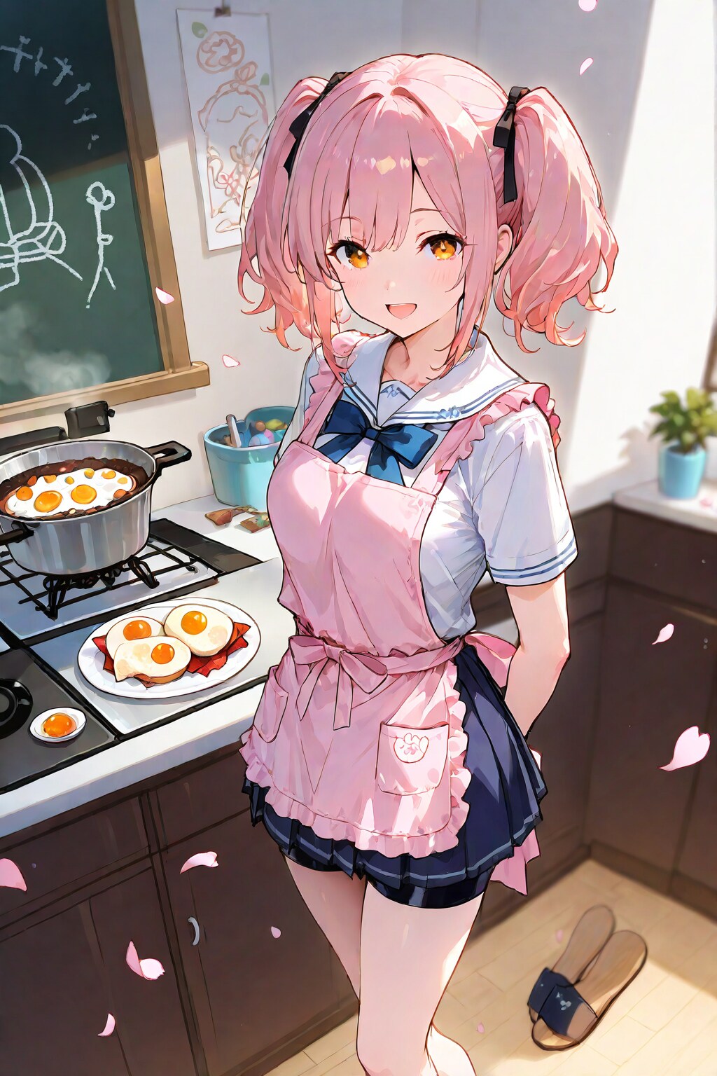 葵も今日から高校生だよお兄ちゃん❤️これからは葵が朝食を担当しま〜す❤️