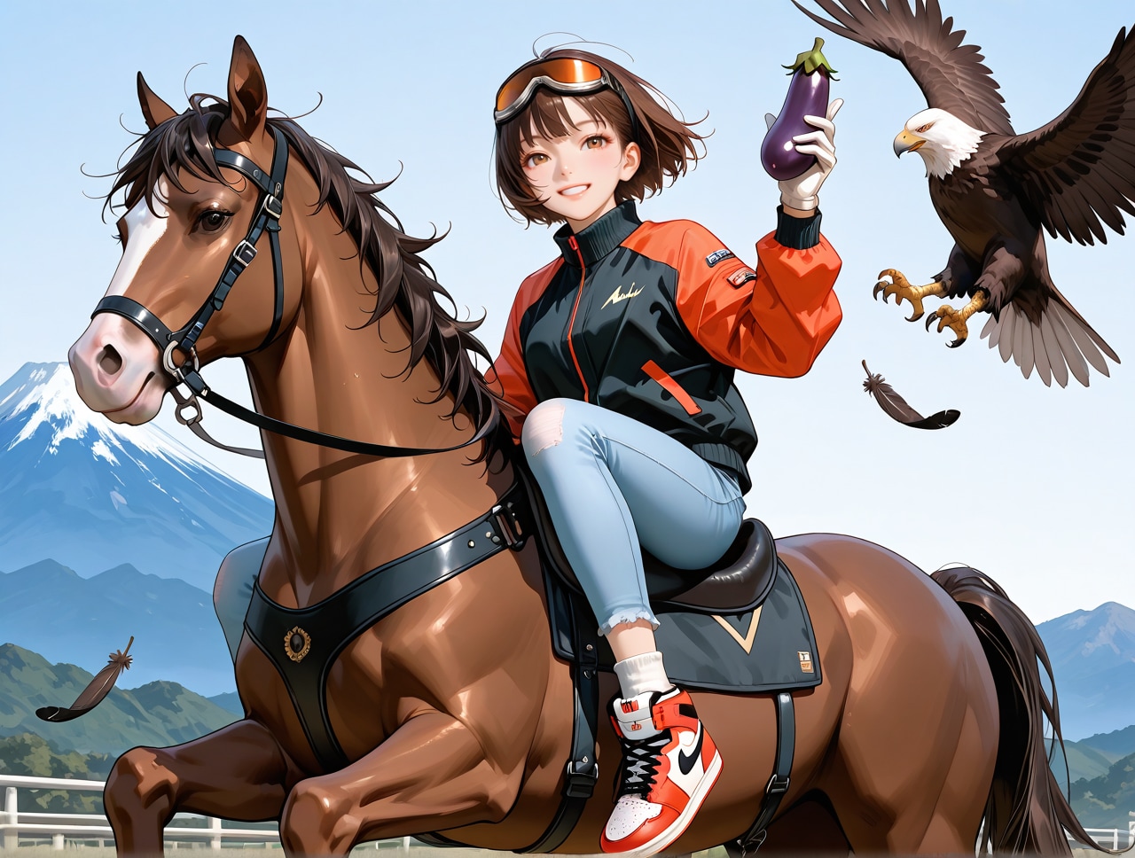 一富士二鷹三茄子 | の人気AIイラスト・グラビア