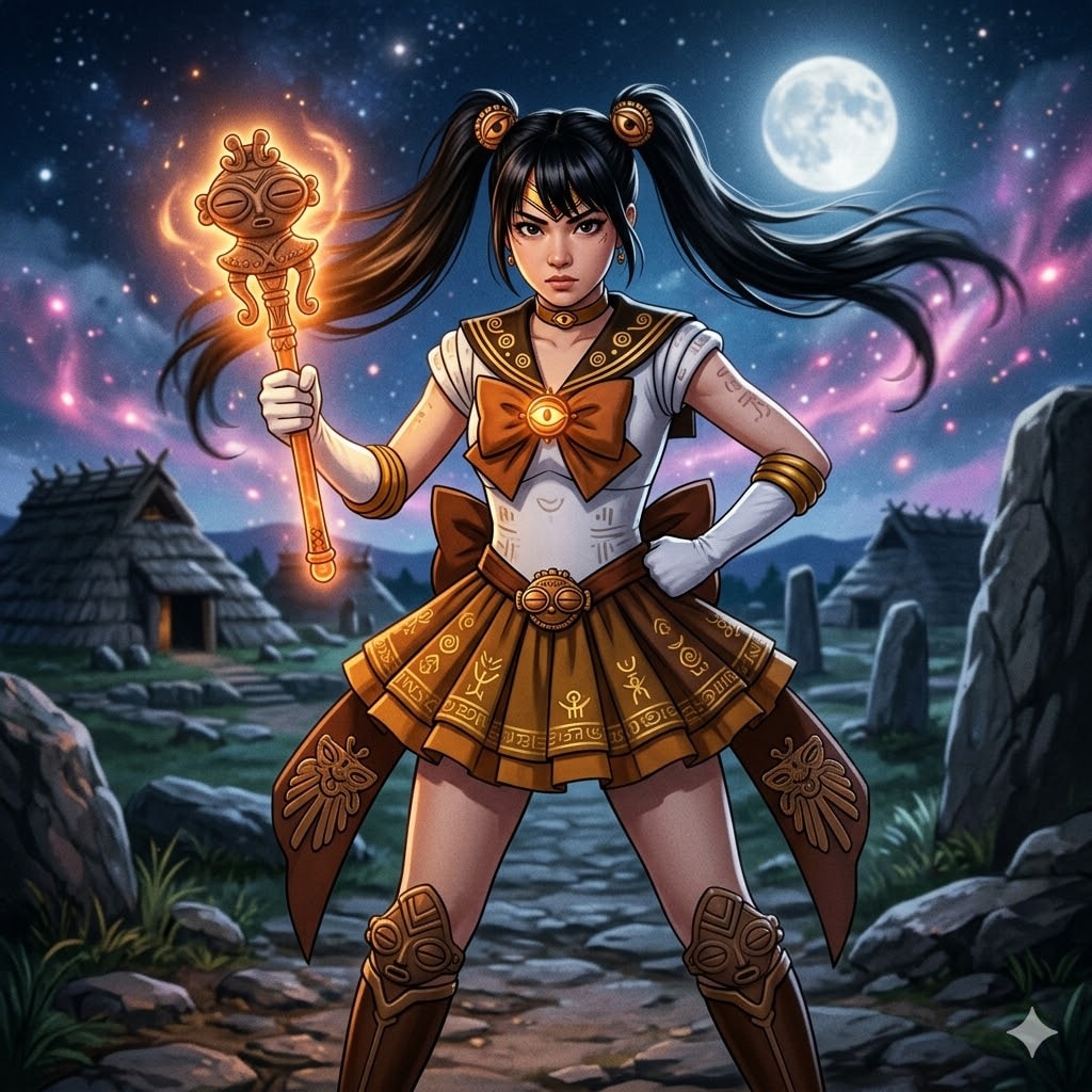 土偶のセーラー服美少女戦士