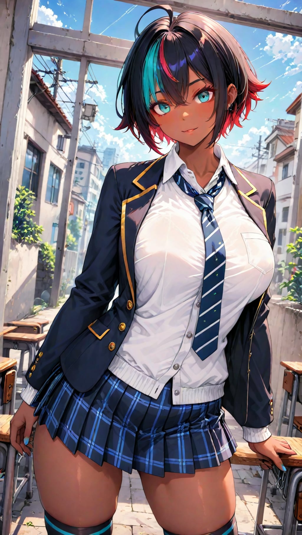 JK（女子高生）400作品記念イラスト