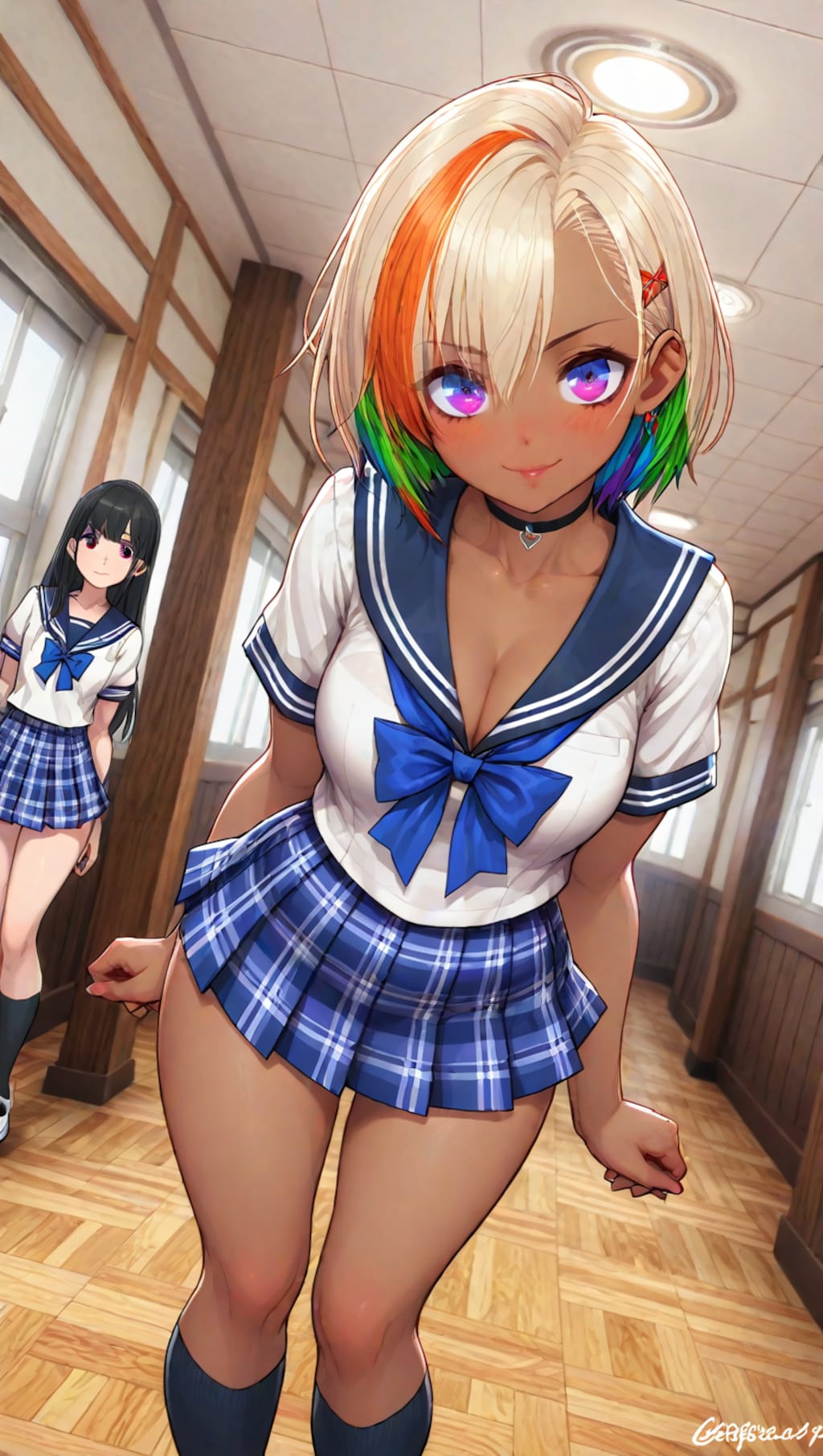 JK（女子高生）400作品記念イラスト