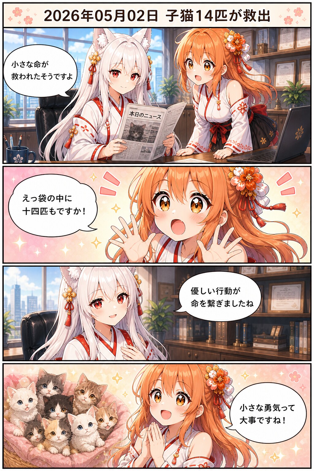 毎日漫画　10時のほっこりニュース