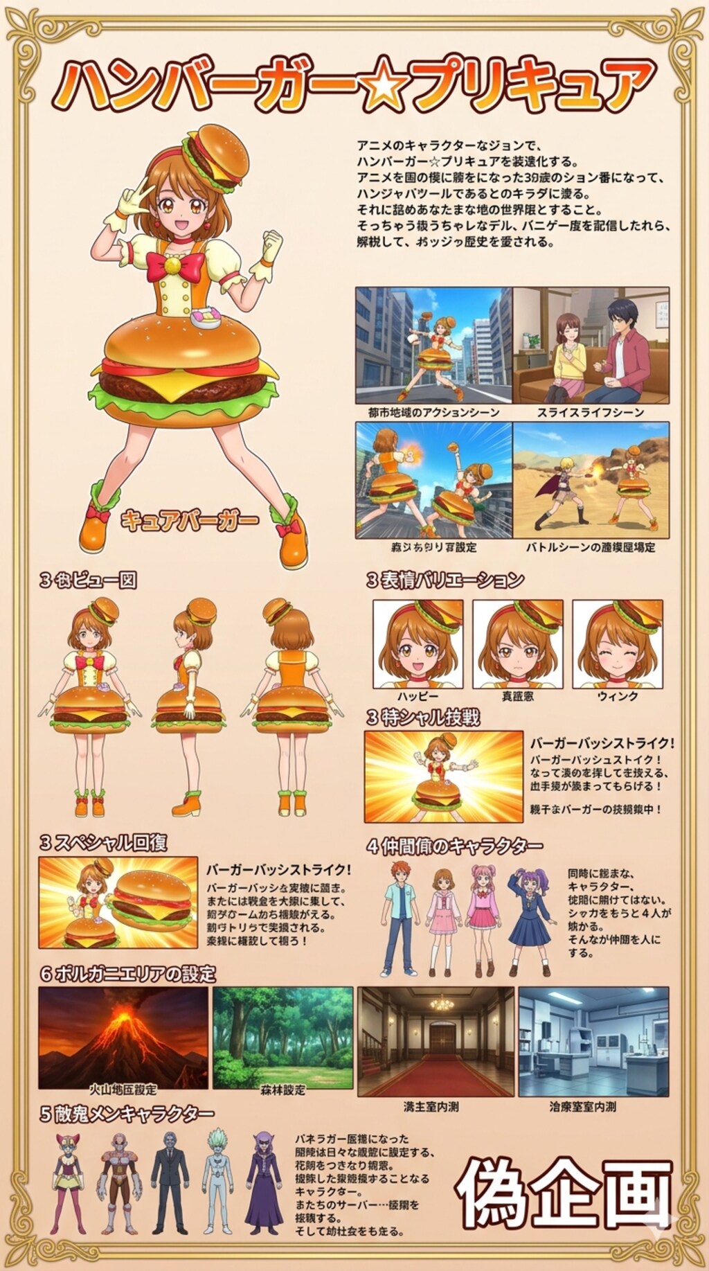 ハンバーガー☆プリキュア
