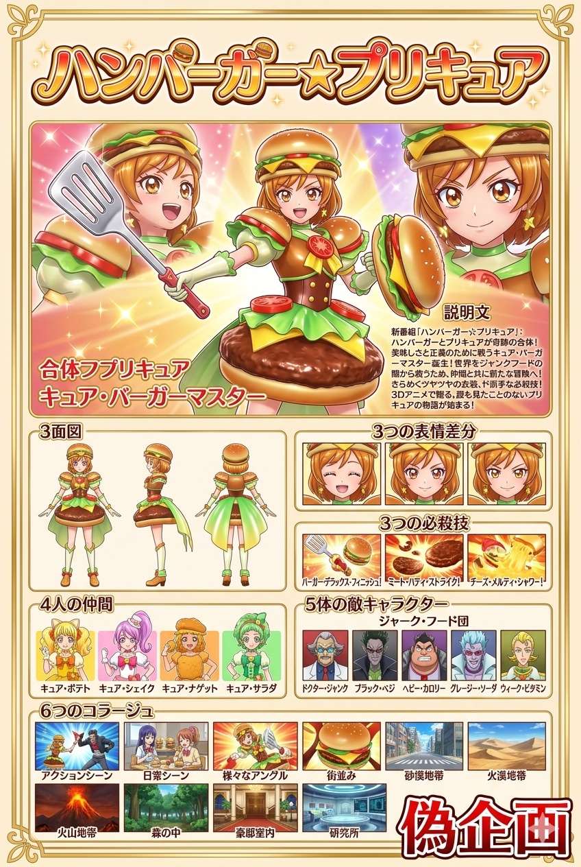 ハンバーガー☆プリキュア
