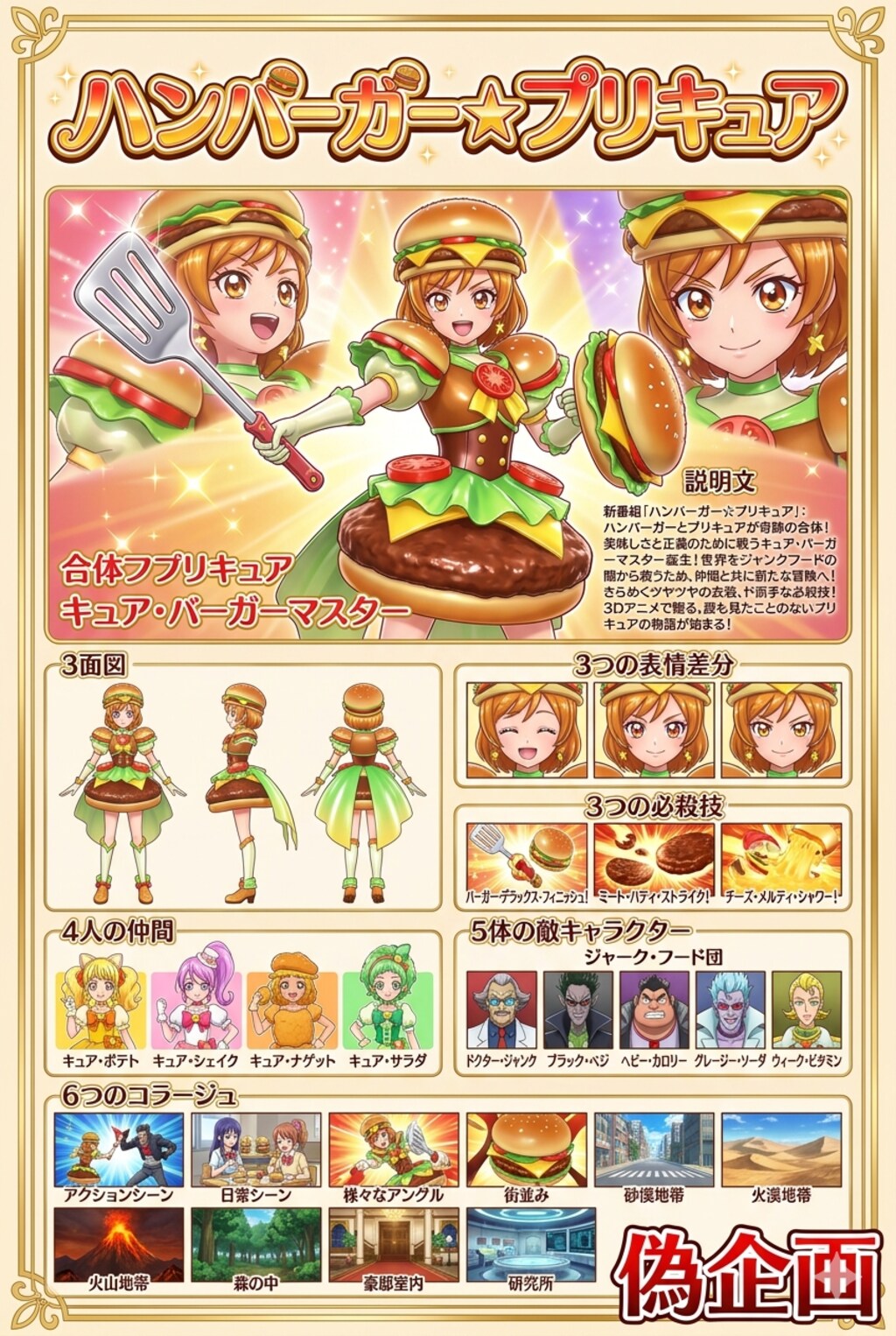 ハンバーガー☆プリキュア