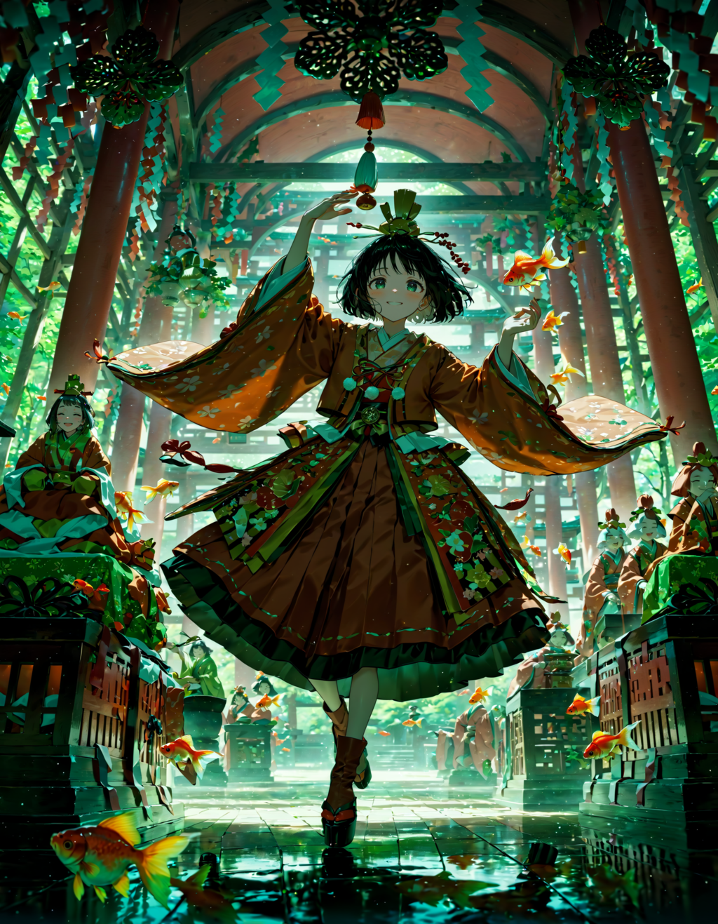 今日は雛祭り・上巳・桃の節句。金魚の日　その３