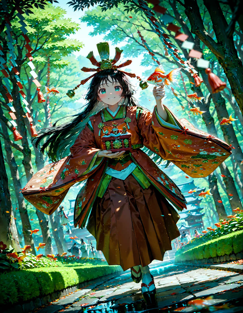 今日は雛祭り・上巳・桃の節句。金魚の日　その３