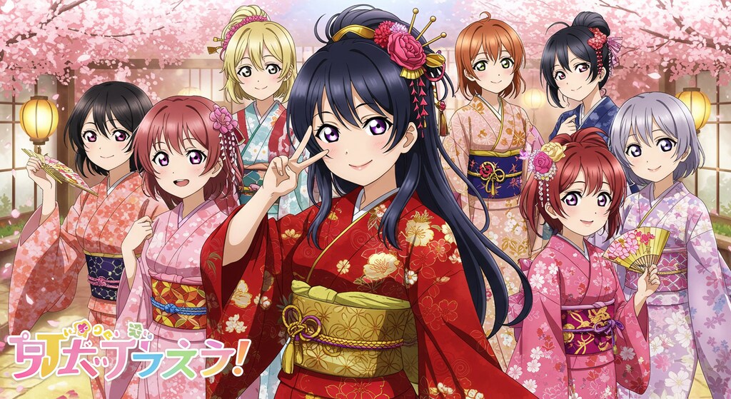 着物姿アニメキャラ