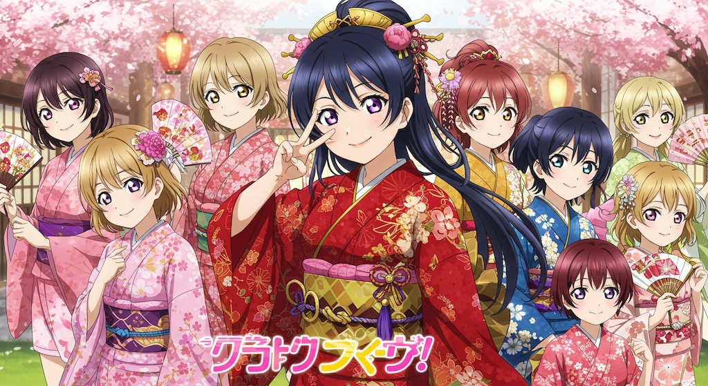 着物姿アニメキャラ