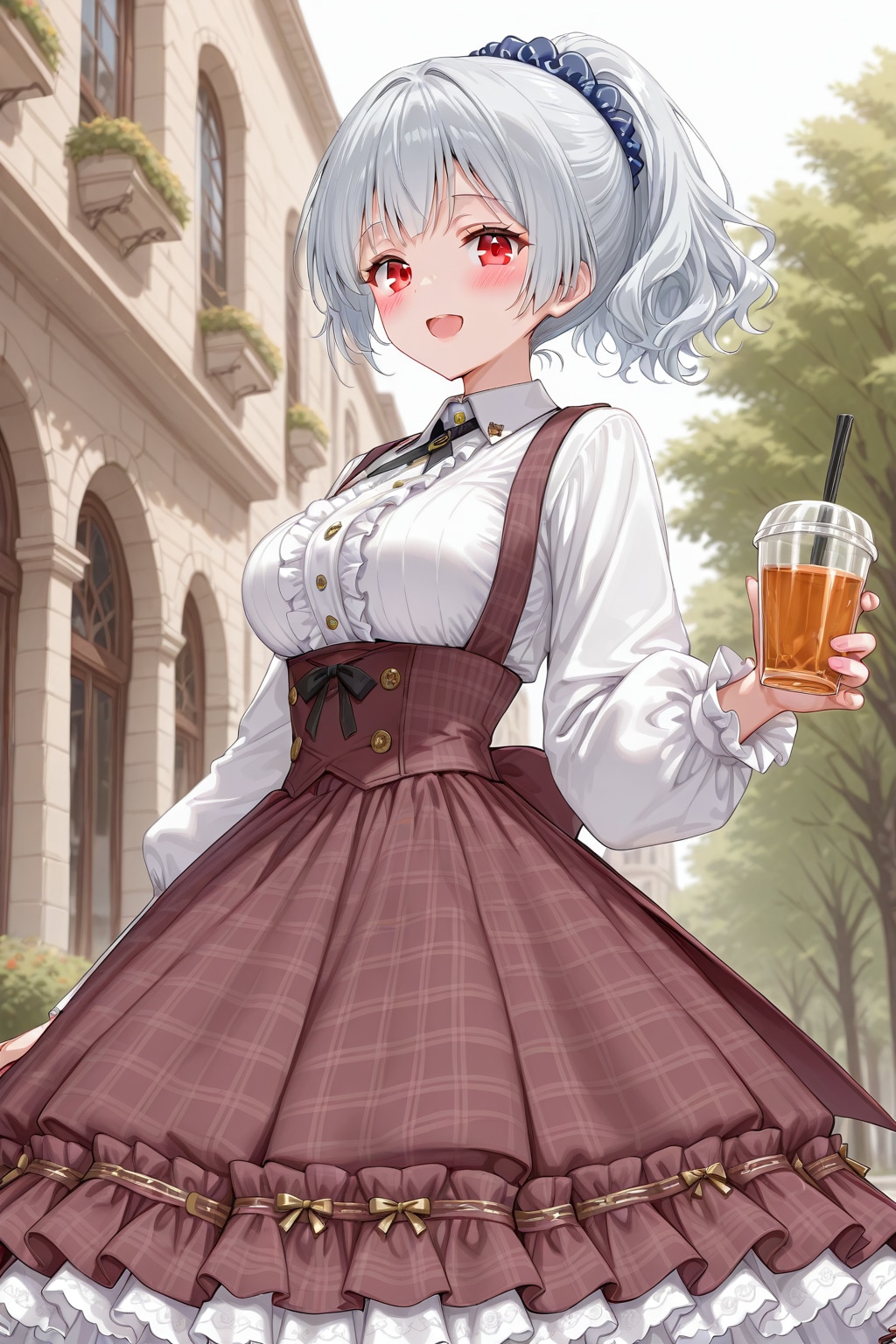 喫茶店のウェイトレスさん風