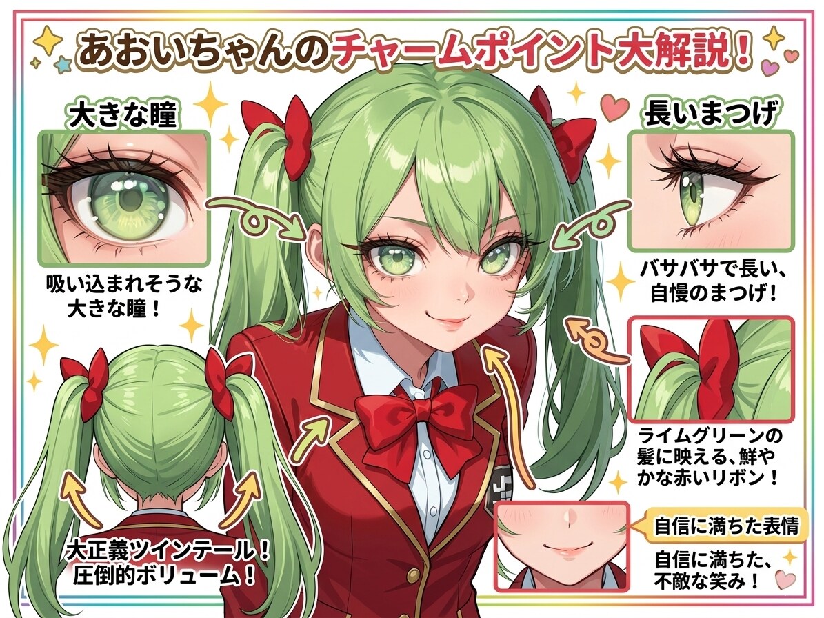 あおいちゃんのチャームポイント