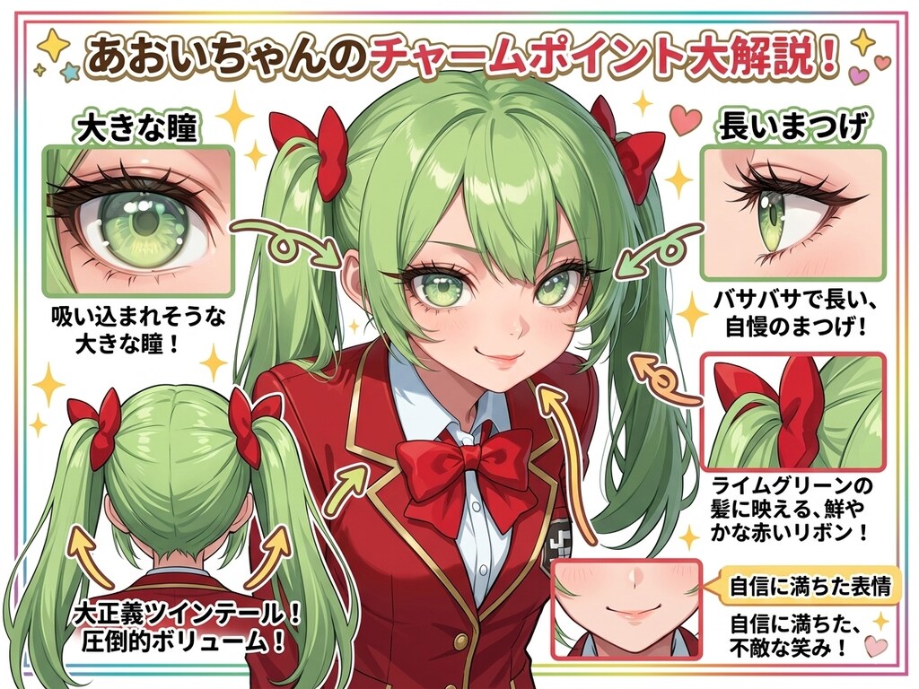 あおいちゃんのチャームポイント