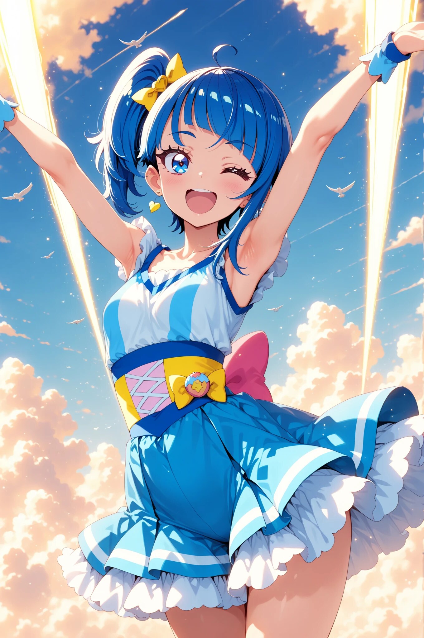 晴天に負けない腋ですよ💓 | の人気AIイラスト・グラビア