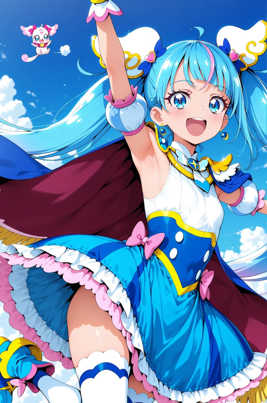 晴天に負けない腋ですよ💓