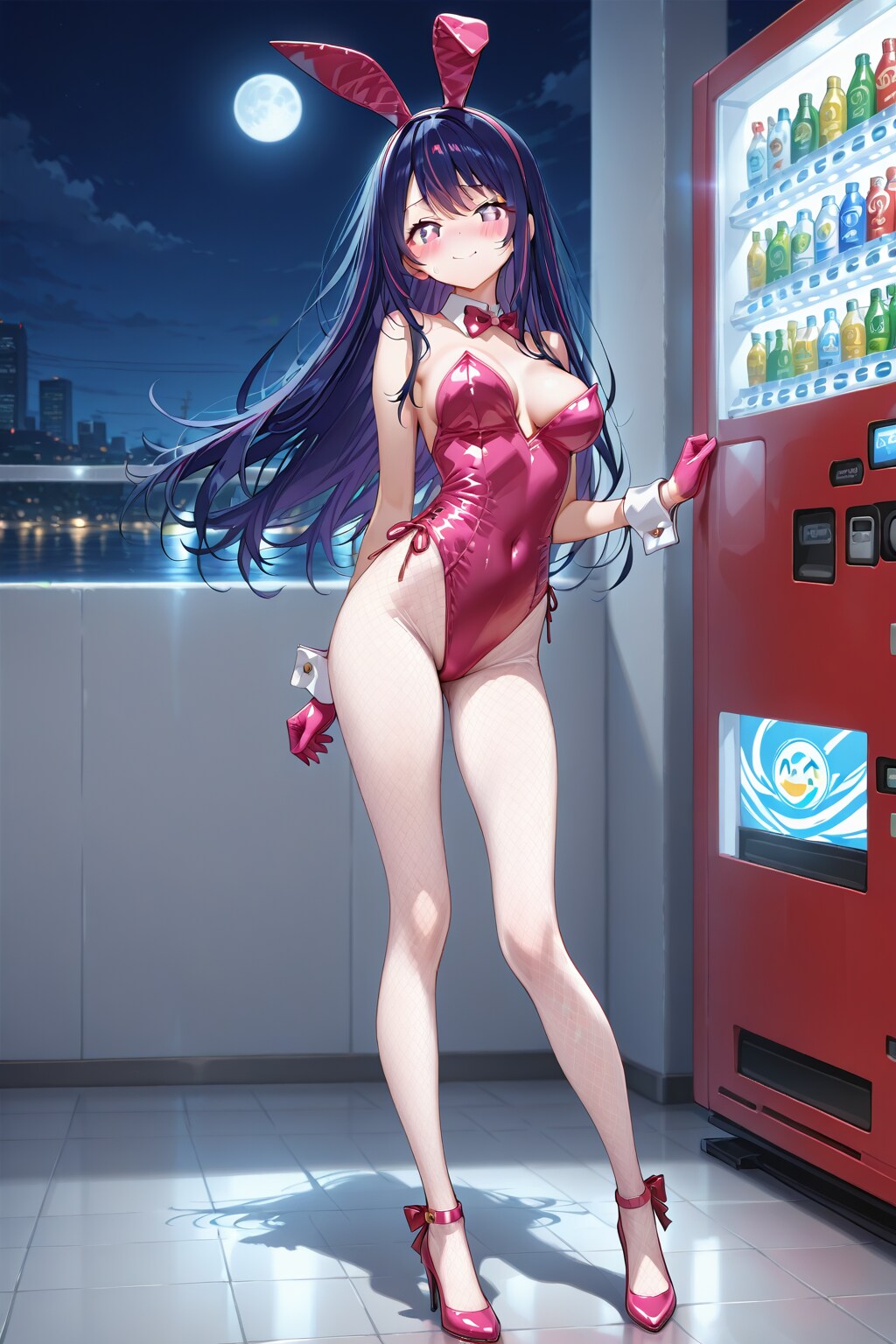 バニー衣装のアイさん