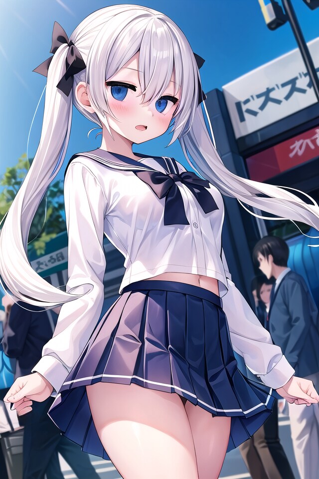 どこ見ようとしてるんですか…