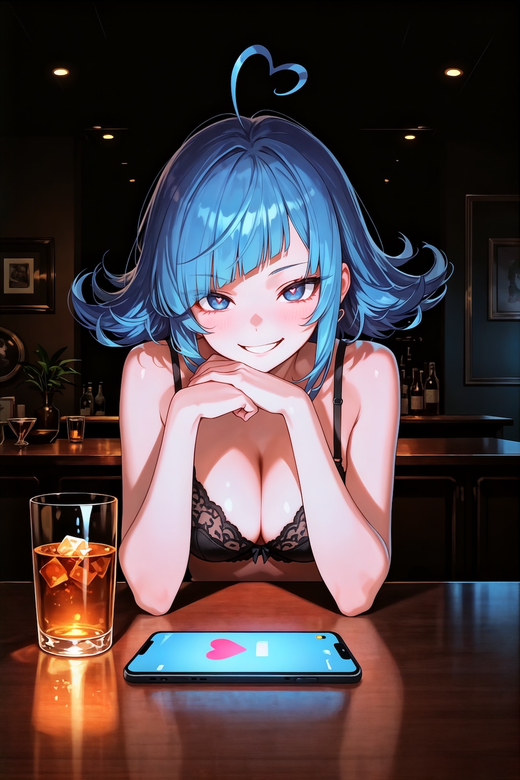 秘密のバーで企む