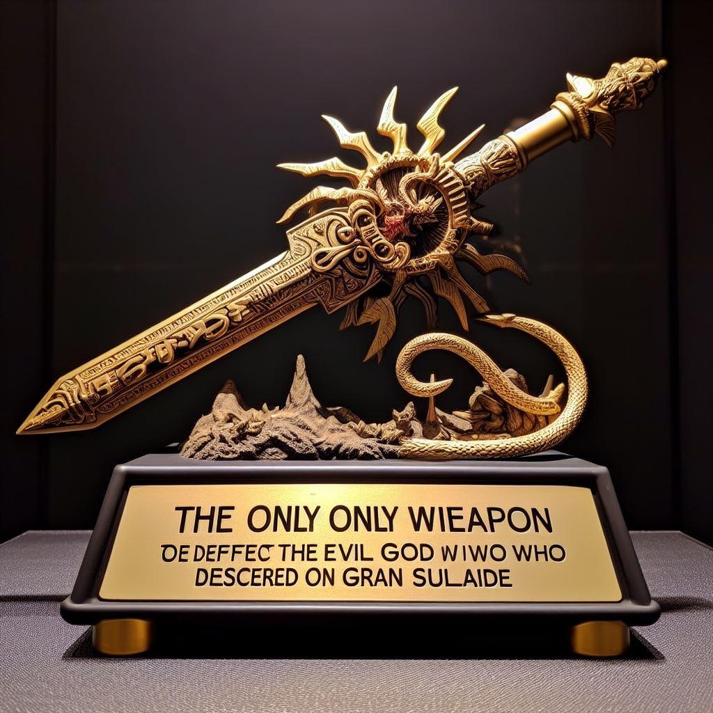 神を屠る武器