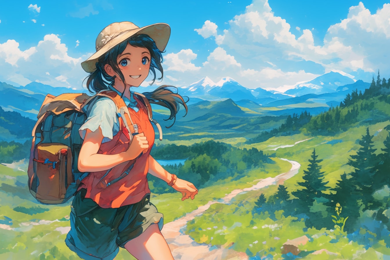 旅する少女126 | の人気AIイラスト・グラビア