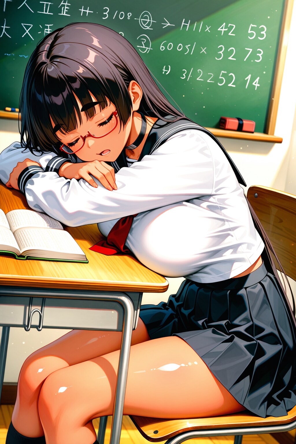 授業でうたた寝