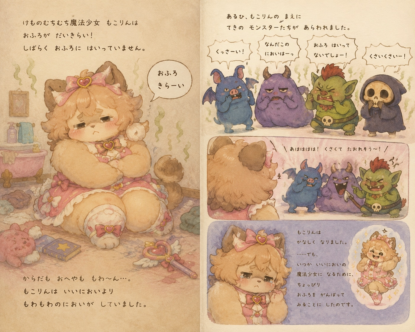 くさいぞ！魔法少女もこたん