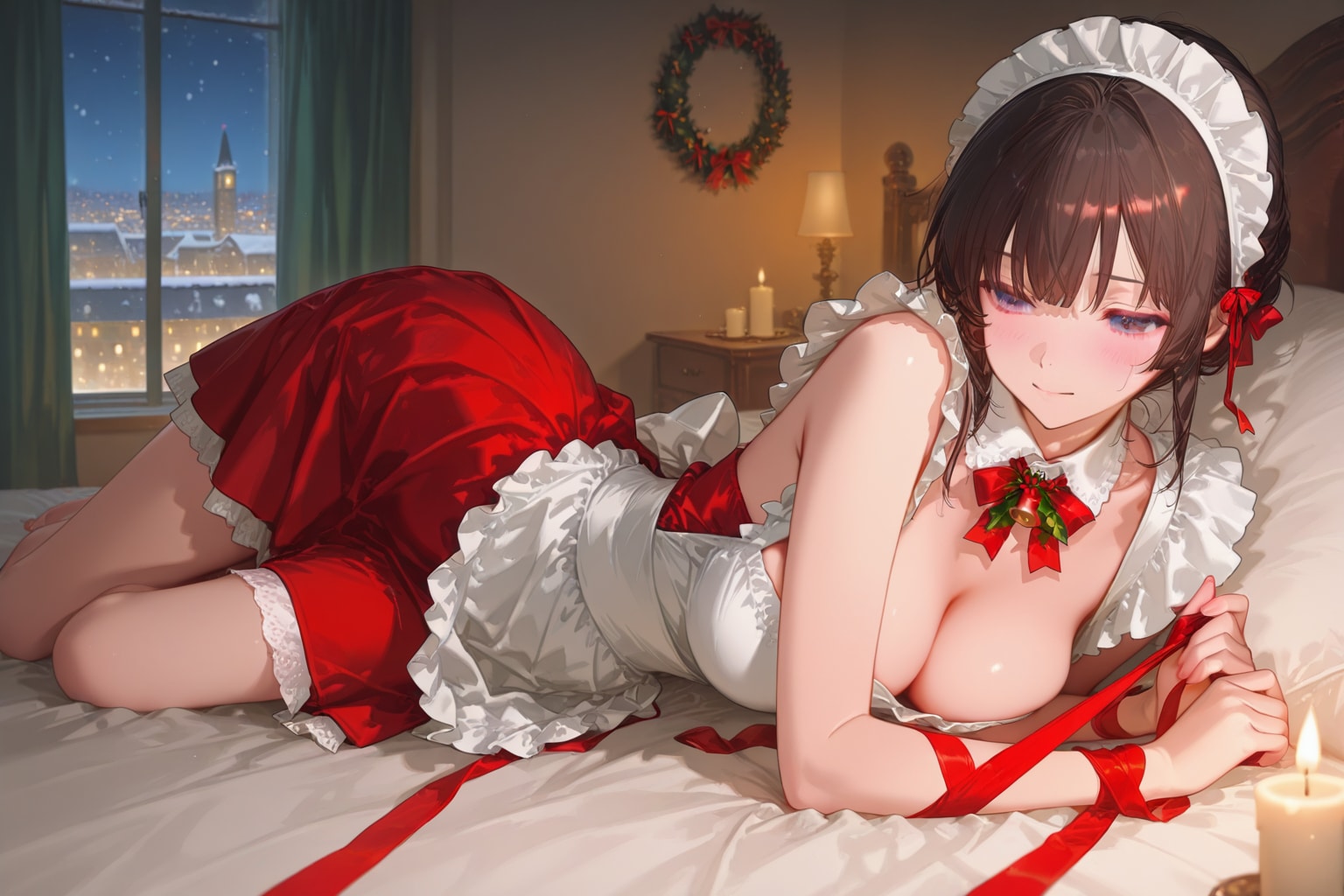 メイドさんをプレゼント | の人気AIイラスト・グラビア