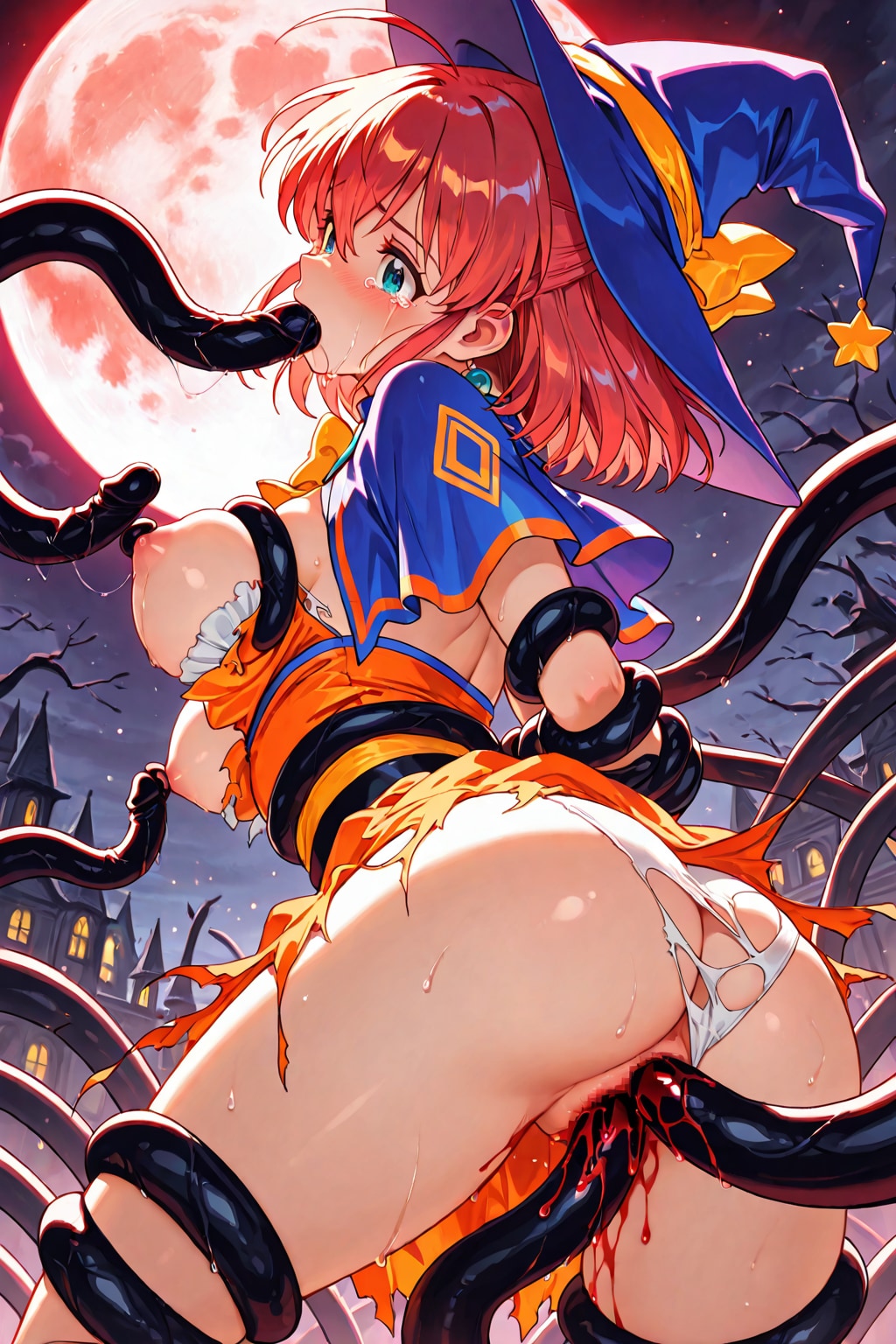 赤い月の夜