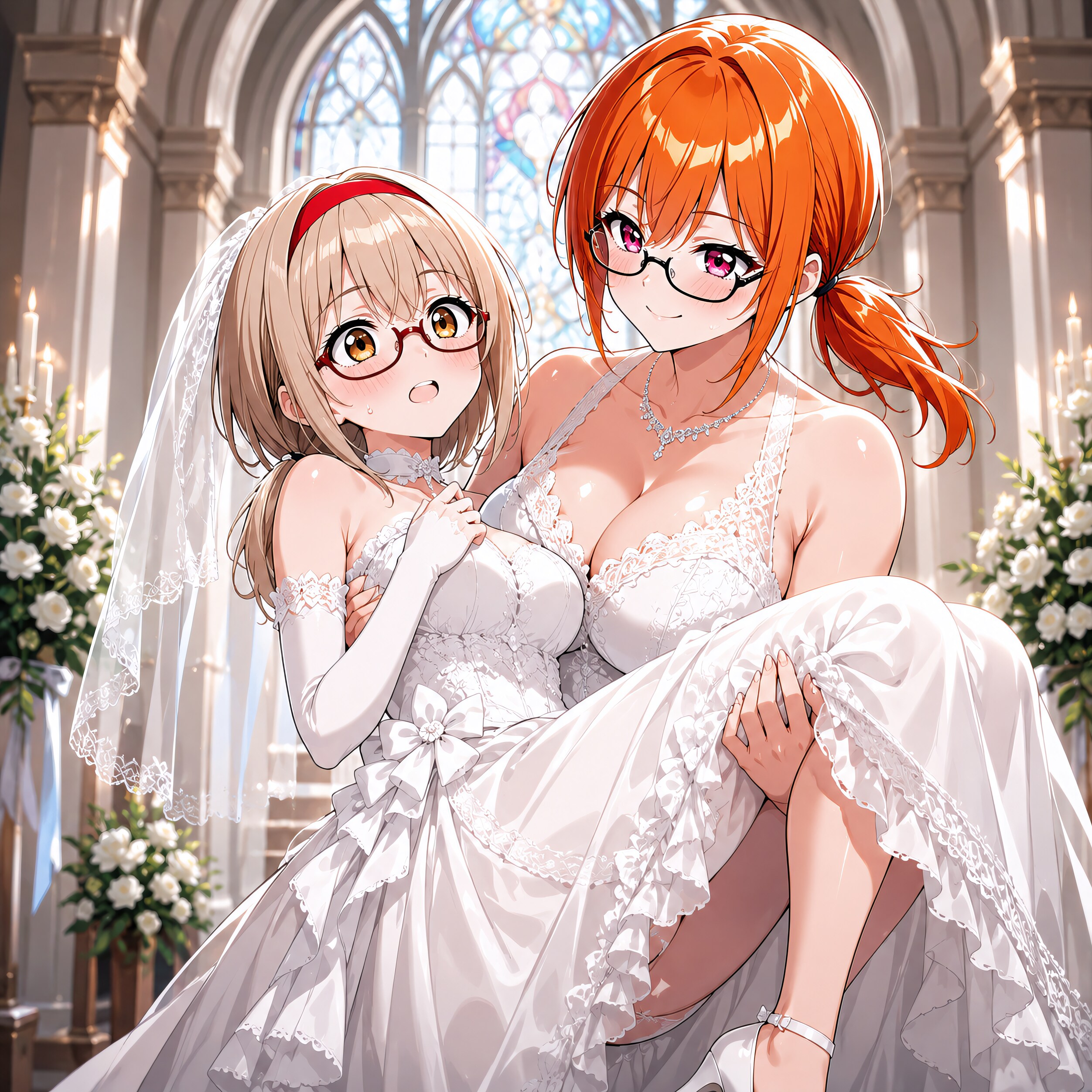 ドレスに包まれて