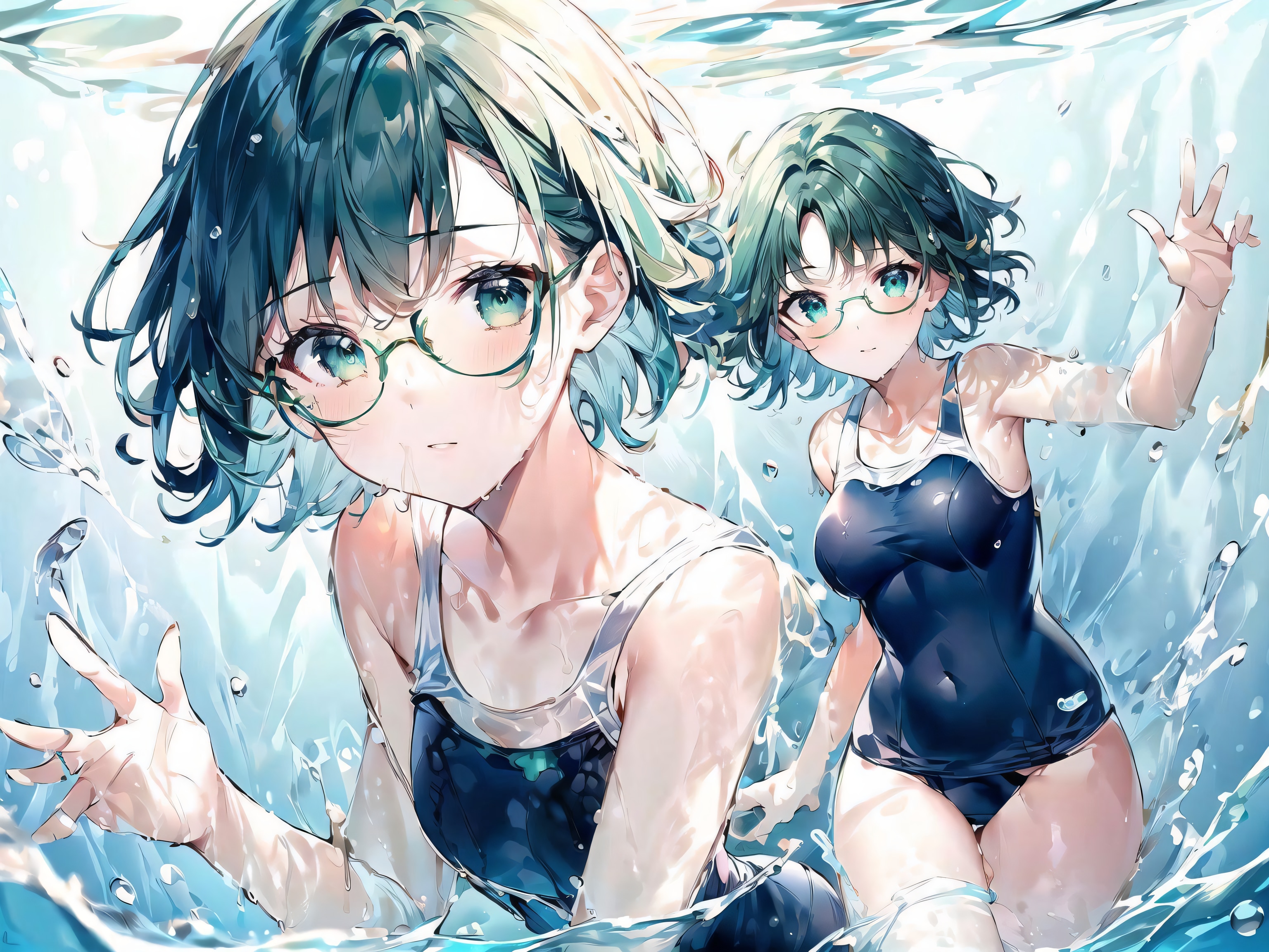 水遊び