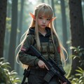 人族の支援を受けるエルフ軍の少女たち「この森は私たちが絶対に護る…‼️」 2枚目
