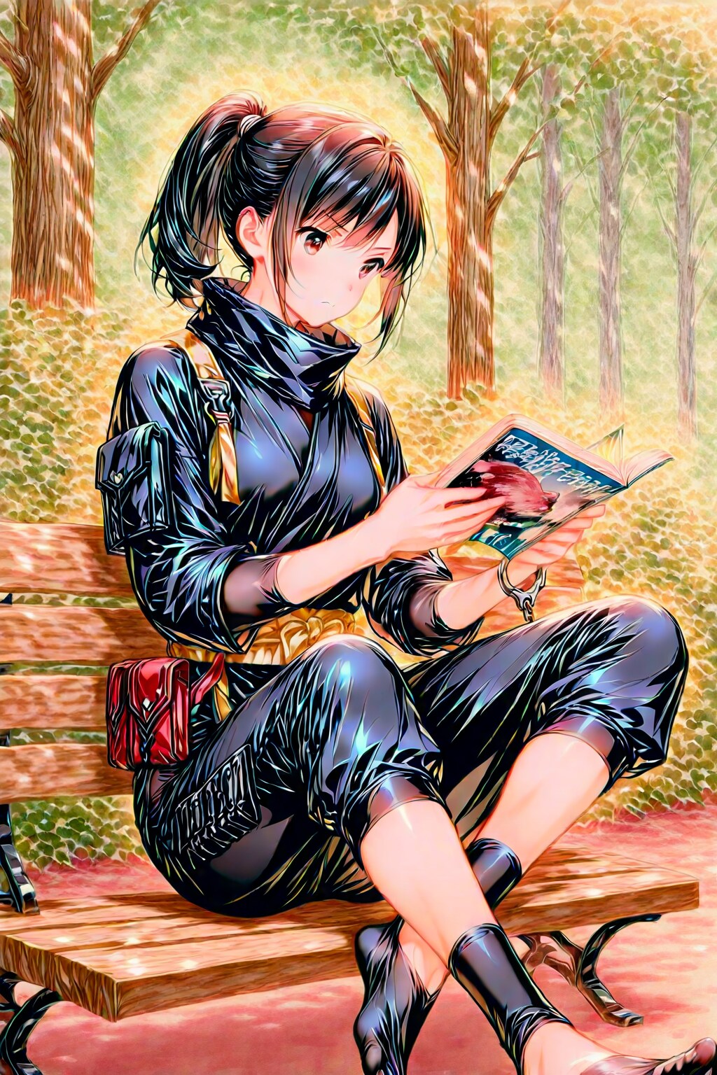 転職雑誌を読む抜け忍と、抜け忍専用転職情報誌