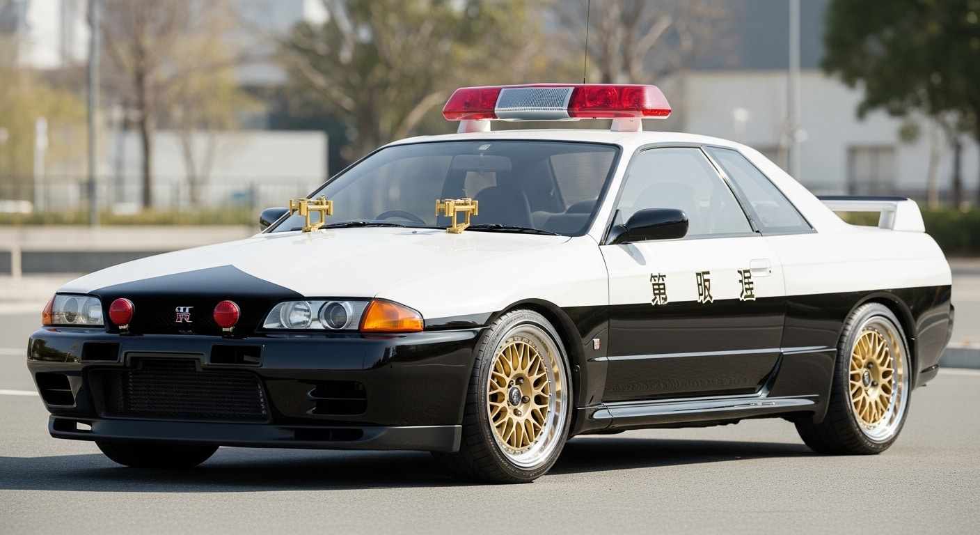 R32GT-Rパトロールカー | の人気AIイラスト・グラビア