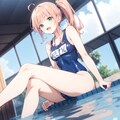 AQUAでスク水なフィオナちゃん♪ 2枚目
