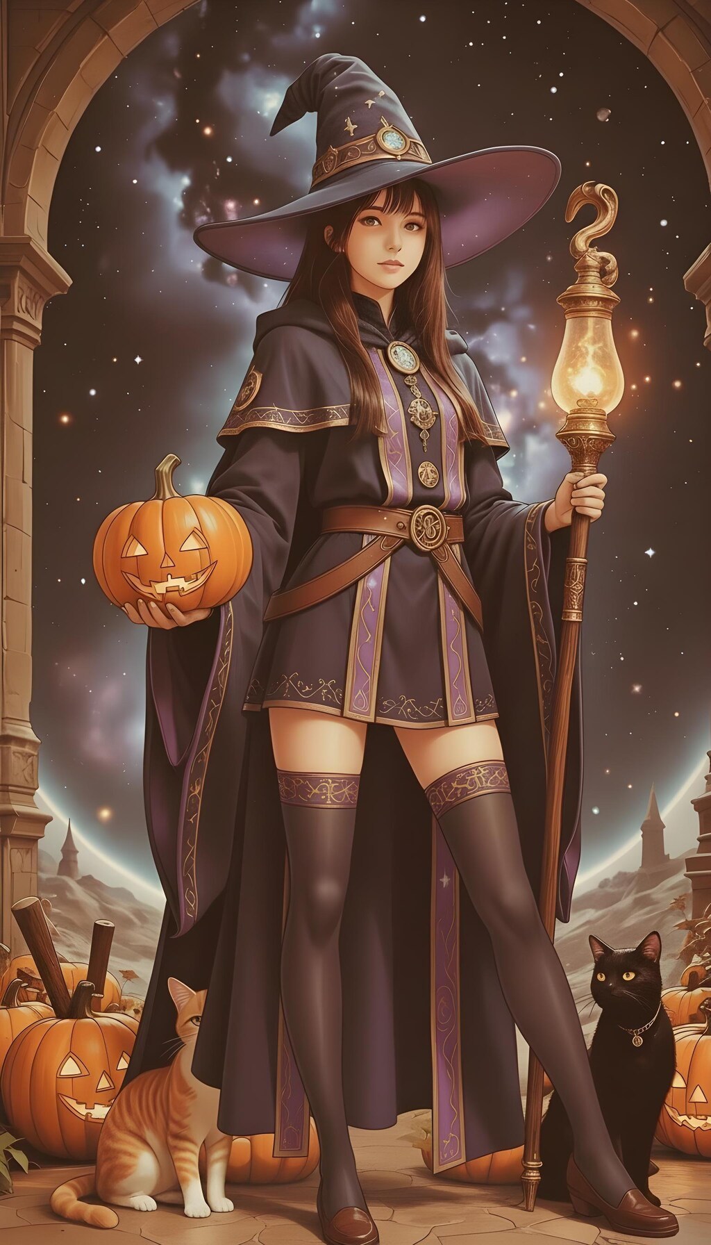 妖しい魔法使い?太もものその下に？