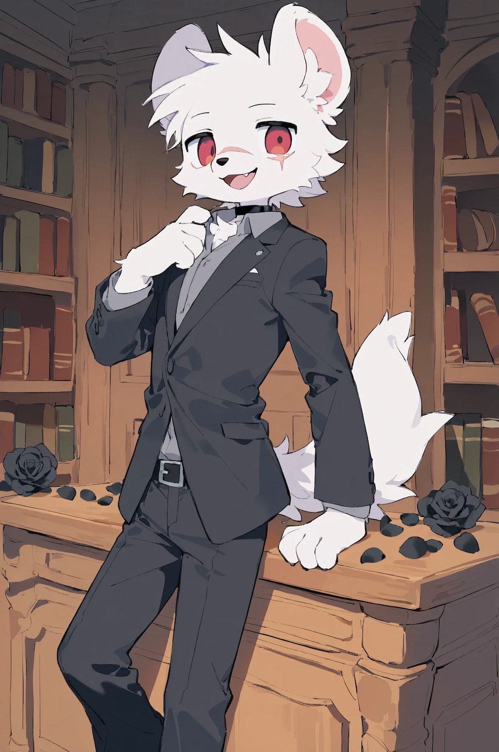 おまけ！白いハイエナの子