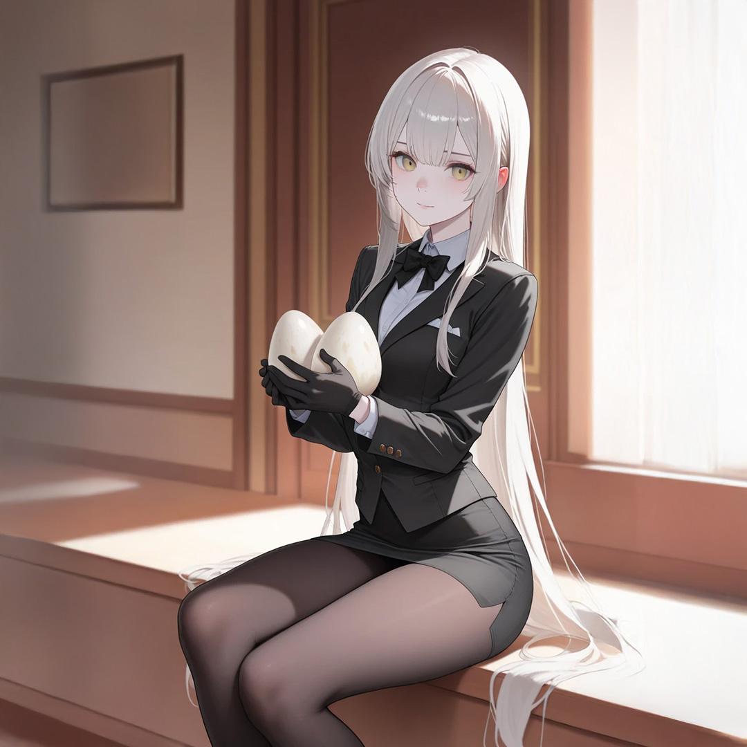 『何故わたしにこれ🥚を？』 | の人気AIイラスト・グラビア