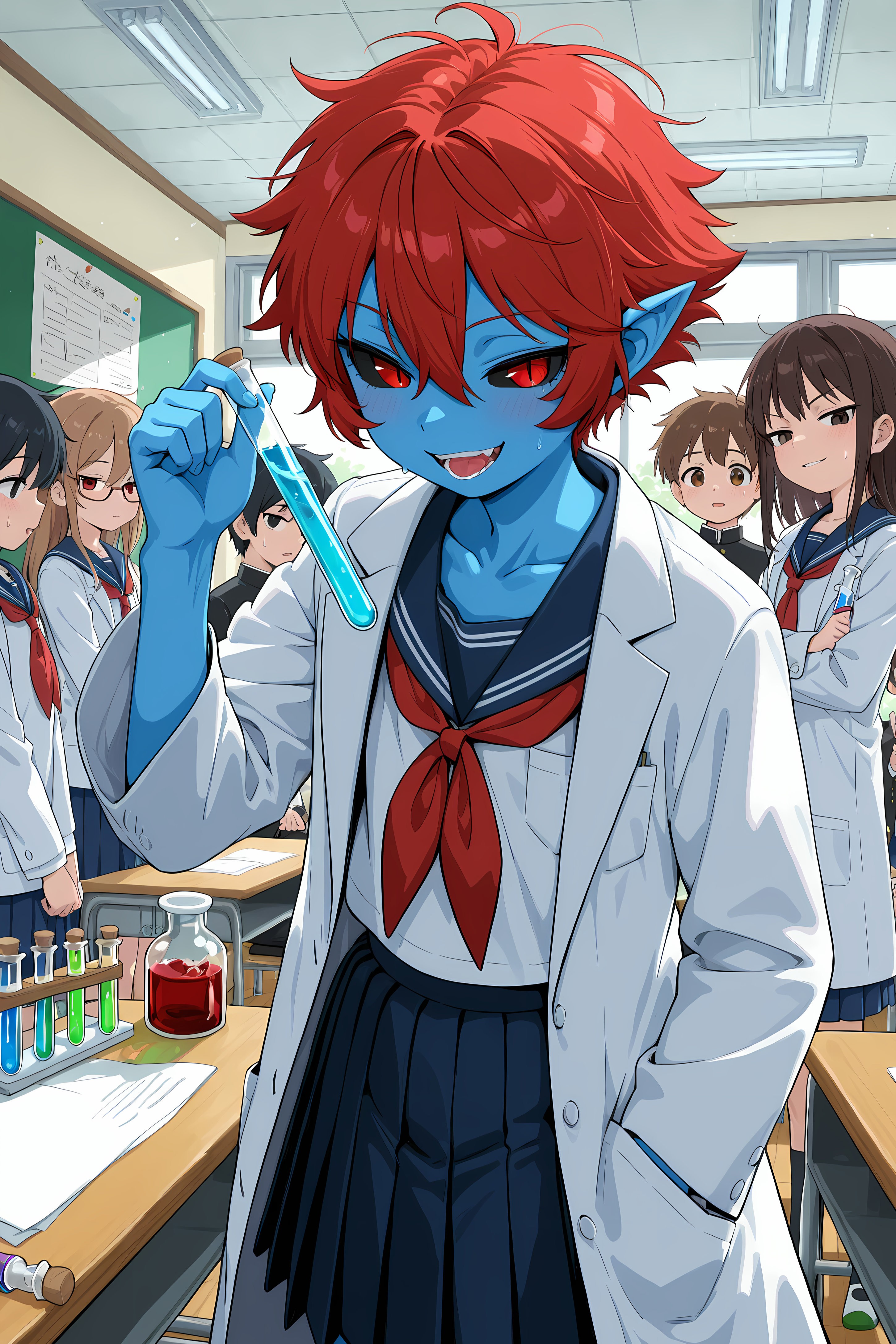 4003さく姐332化け学化学部 | の人気AIイラスト・グラビア