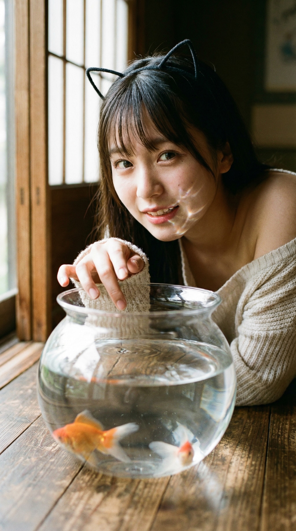 Feline Whims and Rippling Water