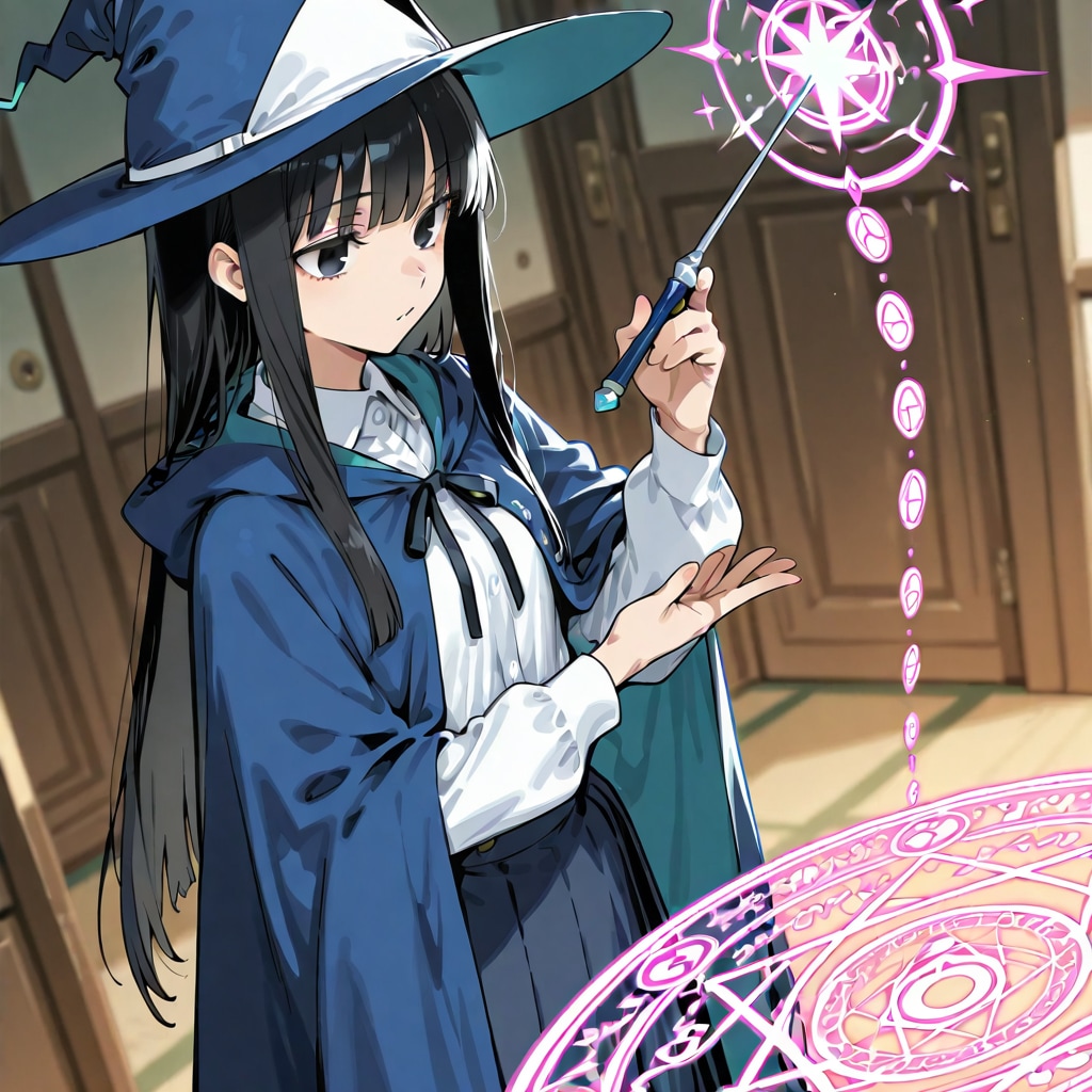 魔法の発動中