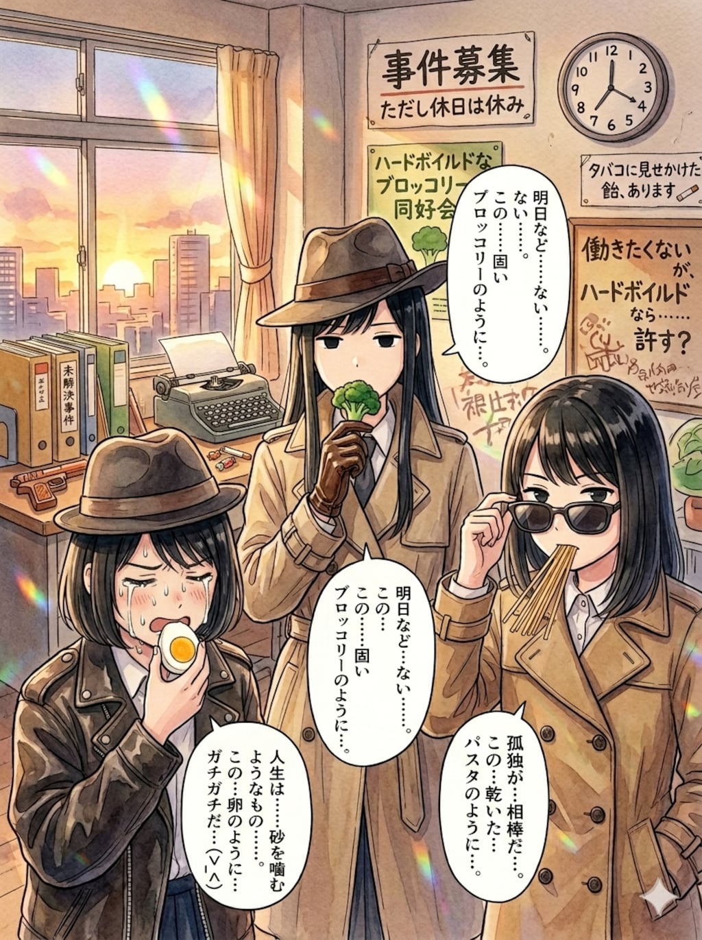 どうだいハードボイルドだろぉ～