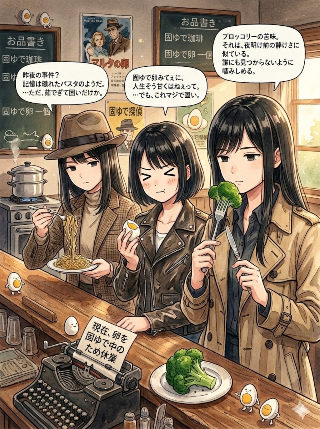 どうだいハードボイルドだろぉ～