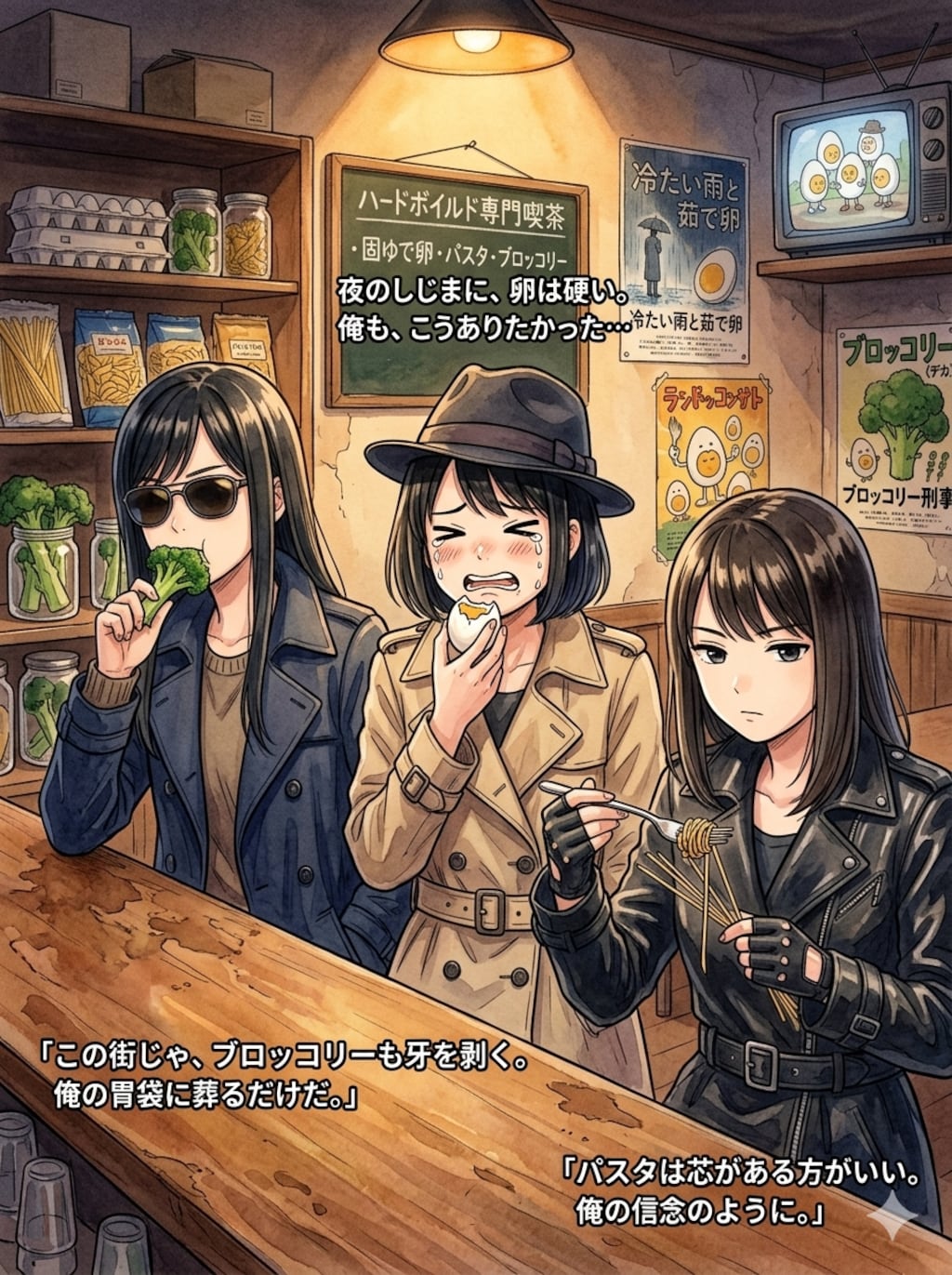 どうだいハードボイルドだろぉ～
