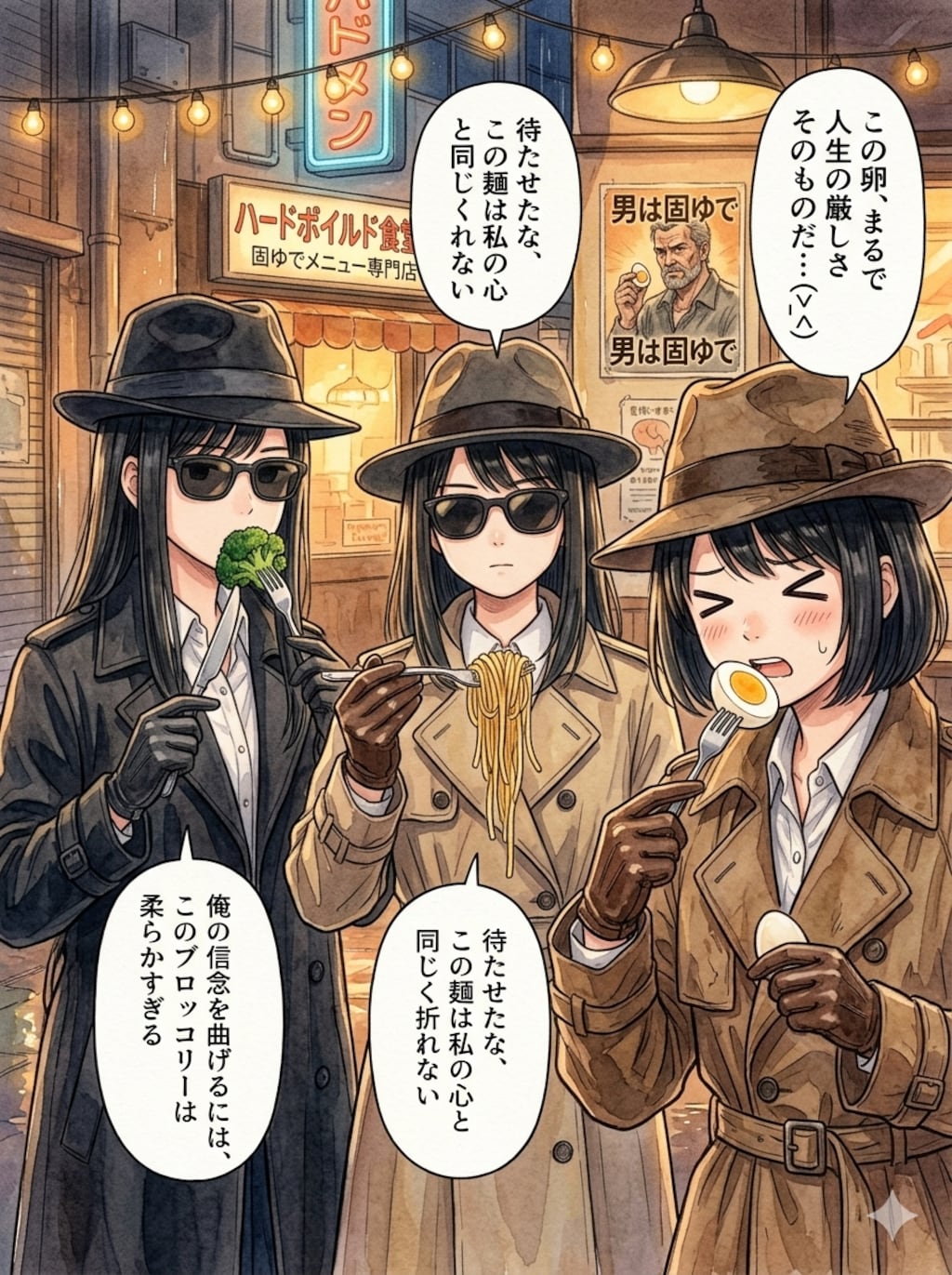 どうだいハードボイルドだろぉ～