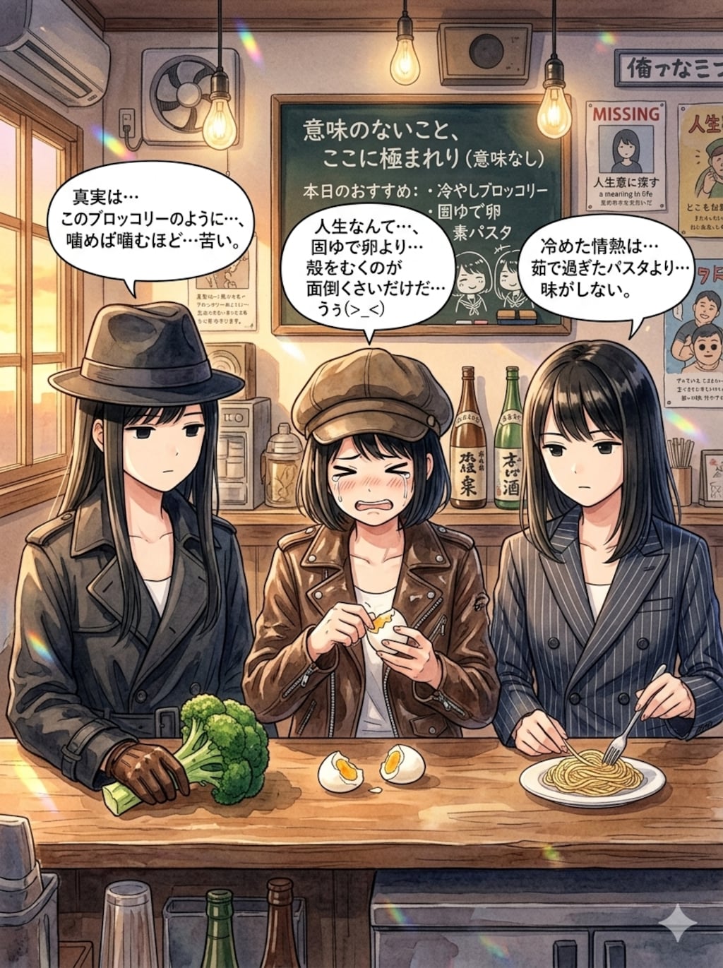どうだいハードボイルドだろぉ～