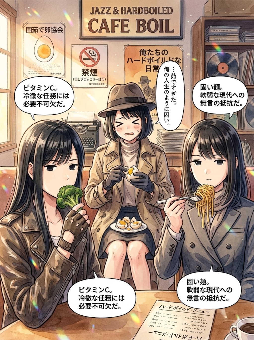 どうだいハードボイルドだろぉ～