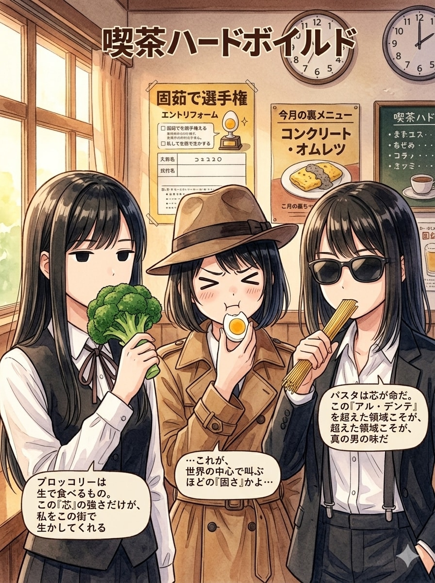 どうだいハードボイルドだろぉ～