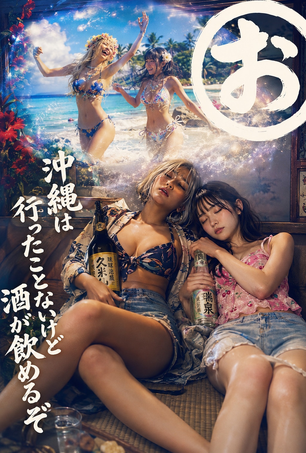 【国内旅行・弐】日本全国酒飲み音頭「沖縄編」(シバクラカズハさん主催「国内旅行・弐」/クラブジャムンさん主催「日本全国酒飲み音頭」Wエントリー作品)